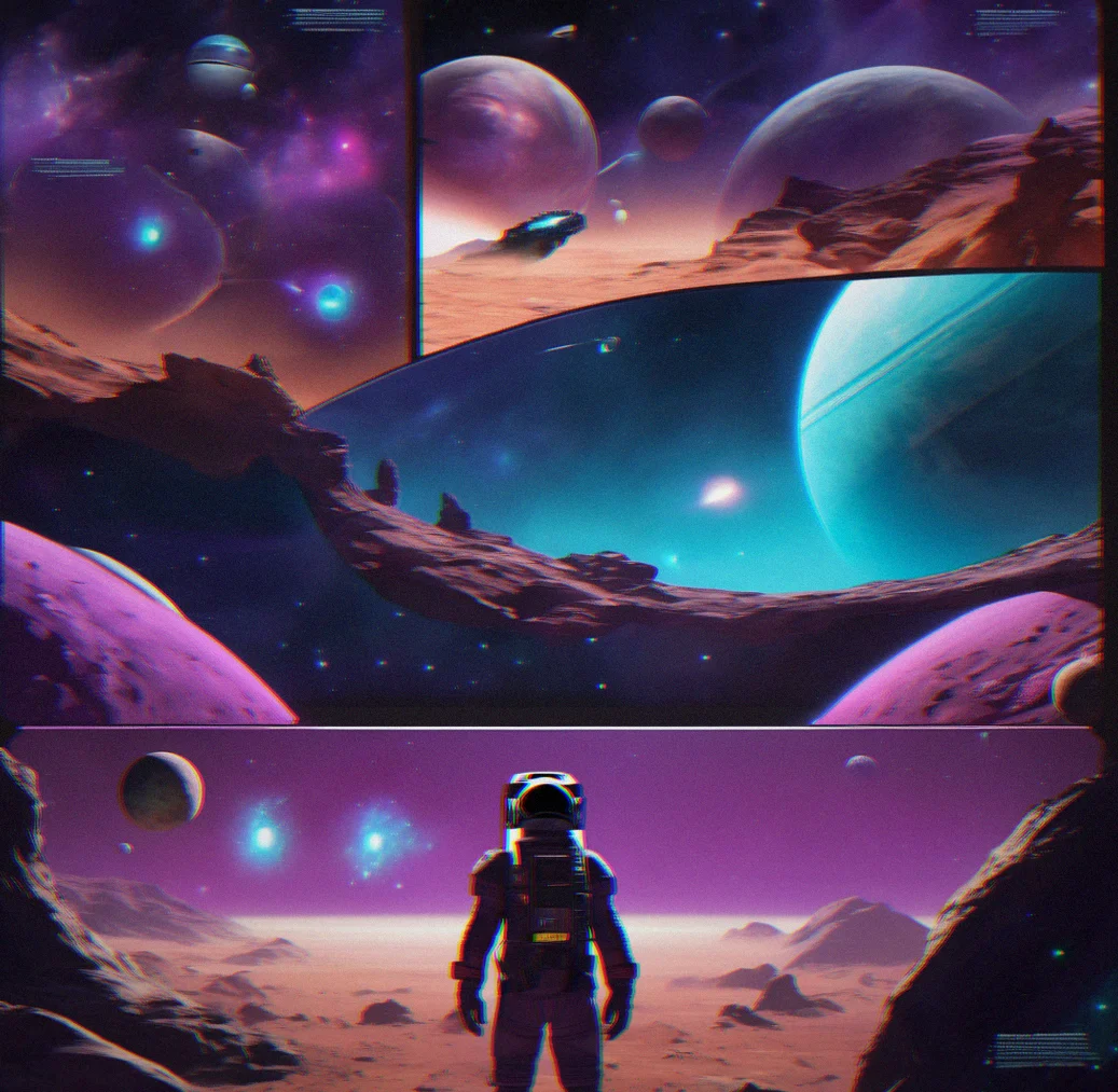 How resources move between three stations across a sector