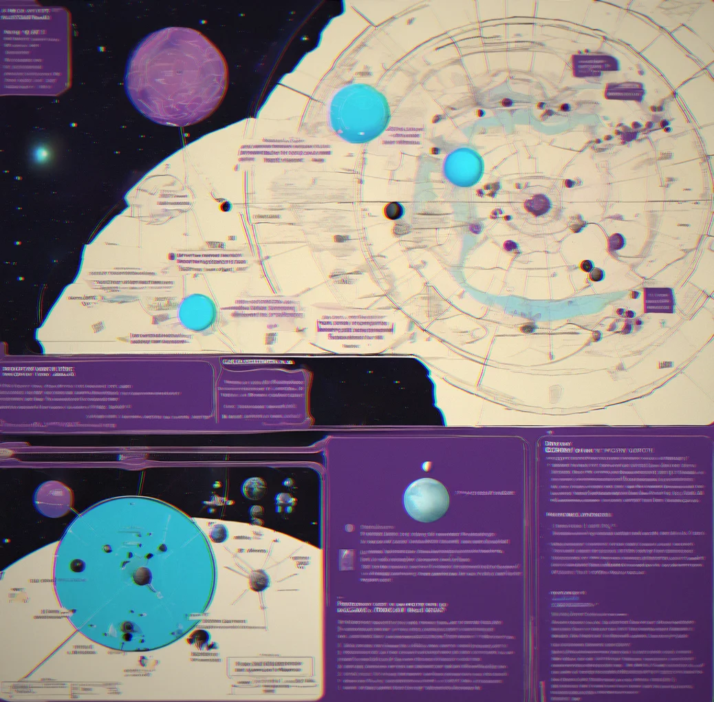 Cluster territory control map showing faction zones, resource nodes, and yield bonuses